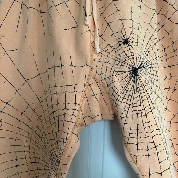 Supreme Peach Web Pattern Pants